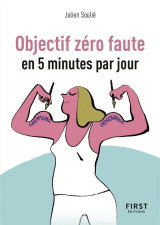 Petit livre objectif zero faute en 5 minutes par jour