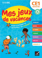 Mes jeux de vacances - cahier de vacances 2024 du ce1 vers le ce2