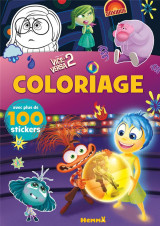 Coloriage avec stickers : vice-versa 2