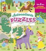 Autocollants puzzles : licornes fees