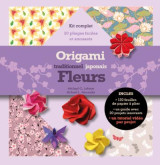 Origami traditionnel japonais - fleurs - kit complet avec un livret et 120 feuilles