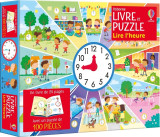 Livre et puzzle : lire l'heure