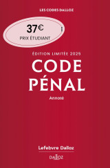 Code pénal 122ed - édition limitée 2025, annoté