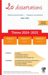 20 dissertations - prépas scientifiques - français-philosophie 2024-2025 « individu et communauté »