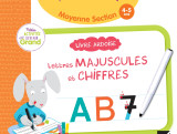 Livre ardoise - lettres majuscules et chiffres ms