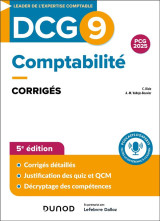 Dcg 9 - comptabilité - corrigés - 5e éd.