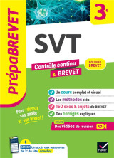 Prepabrevet svt 3e - nouveau brevet 2025 - cours, methodes #038; sujets de brevet corriges