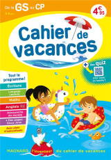 Cahier de vacances 2024, de la gs vers le cp 5-6 ans