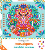 Mosaiques mandalas animaux - boite avec accessoires