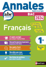 Annales bac francais 2024