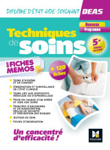 Techniques de soins en fiches memos - deas diplome d'etat aide-soignant - 2024-2025