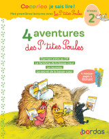 Cocorico je sais lire ! 1ères lectures avec les p'tites poules - 4 aventures des p'tites poules - ni