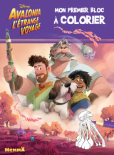 Disney avalonia l'étrange voyage - mon premier bloc à colorier