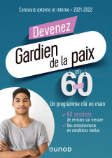 Devenez gardien de la paix en 60 jours - concours externe et interne- 2021-2022