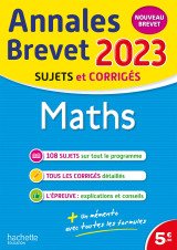 Annales brevet 2023 - maths