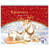 Licornes de rêve - carnet créatif - magie de noël - édition 2023