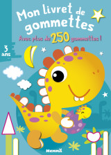 Mon livret de gommettes (dinosaure jaune)