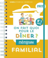 On fait quoi pour le dîner ? mémoniak 2021-2022