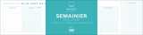 Semainier bloc clavier 2021-2022