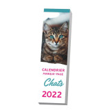 Le calendrier marque-page chats 2022