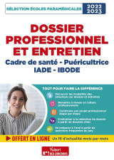 Dossier professionnel - sélection cadre de santé, puéricultrice, iade et ibode