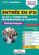 Entrée en ifsi pour les as-ap et formation professionnelle continue (fpc) - mathématiques - 10 tutos offerts