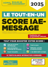 Le tout-en-un score iae-message - 13 tests blancs - fil d'actu offert