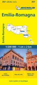 Carte départementale emilia-romagna