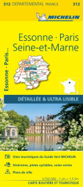 Carte départementale essonne, paris, seine-et-marne