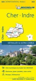 Carte départementale cher, indre