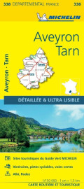 Carte départementale aveyron, tarn