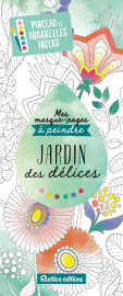 Mes marque-pages à peindre jardin des délices