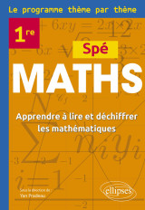 Spé maths première - le programme thème par thème