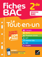 Fiches bac - le tout-en-un 2de (toutes les matières) - 2024-2025