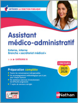 Concours assistant médico-administratif - catégorie b - 2024-2025