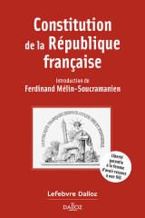 Constitution de la république française. 22e éd.