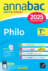 Annales du bac annabac 2025 philo tle générale