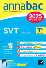 Annales du bac annabac 2025 svt tle générale (spécialité)