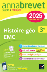 Annales du brevet annabrevet 2025 histoire-géographie emc 3e - nouveau brevet