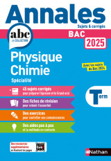 Annales bac physique chimie term. 2025 - corrigé