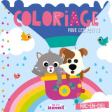 Mon p'tit hemma - coloriage pour les petits - arc-en-ciel