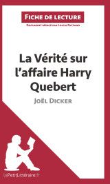 La vérité sur l'affaire harry quebert de joël dicker (fiche de lecture)