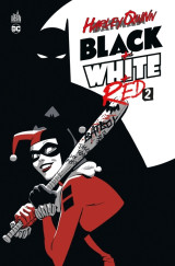 Harley quinn black + white + red 2