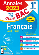 Annales objectif bac 2023 - français 1res