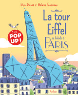 La tour eiffel se balade à paris - pop up