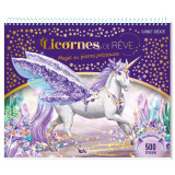 Licornes de rêve - carnet créatif - magie des pierres précieuses