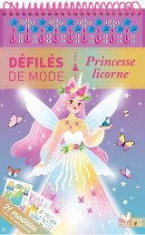 Princesse licorne - bloc à spirale