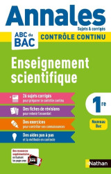 Annales abc du bac 2024 - enseignement scientifique 1re - corrigé