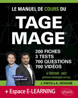 Le manuel de cours du tage mage – 3 tests blancs + 200 fiches de cours + 700 questions + 700 vidéos – édition 2021