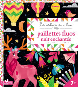 Paillettes fluo nuit enchantée - boîte avec accessoires